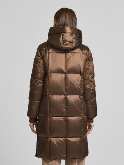 MOS MOSH Płaszcz pikowany ze stójką model ‘NOVA’ Średniobrązowy 5