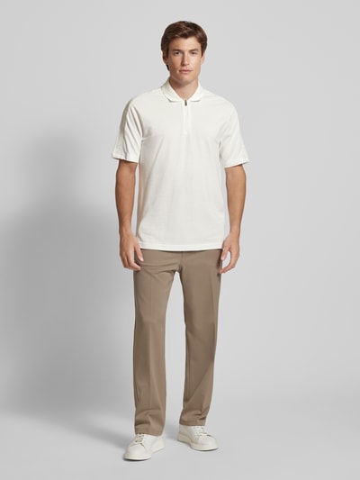 ARMANI EXCHANGE Regular fit poloshirt met labelstitchings Wit - 1