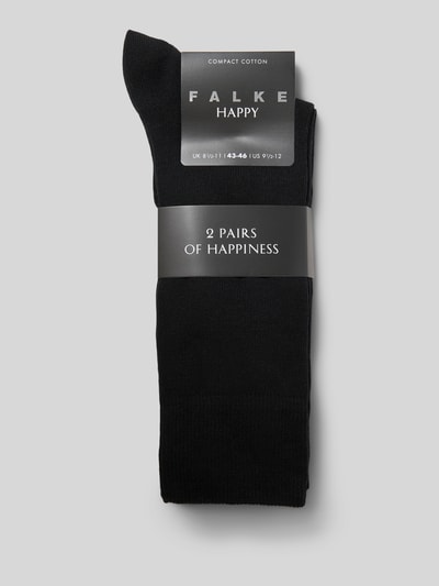 Falke Sokken, pak van 2 paar Zwart - 3