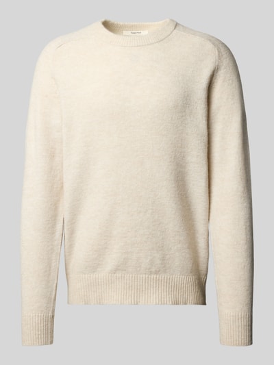 SELECTED HOMME Regular Fit Strickpullover mit Alpaka-Woll-Mix Modell 'RAI' Offwhite 2