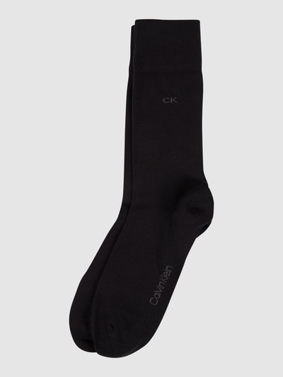CK Calvin Klein Socken mit Stretch-Anteil im 2er-Pack Black 1