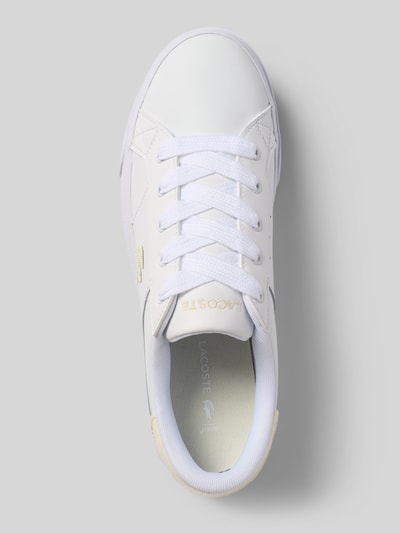 Produktfoto, Sneaker aus Leder-Mix Modell 'ZIANE' von Lacoste in Weiß mit glatter Oberfläche, Damen Sneaker von Lacoste