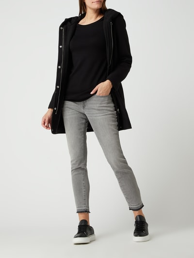 Vero Moda Kurzmantel mit Kapuze Modell 'Dafne' Black 1