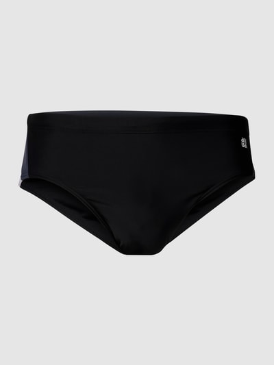 Schiesser Badehose mit Kontraststreifen Schwarz 2