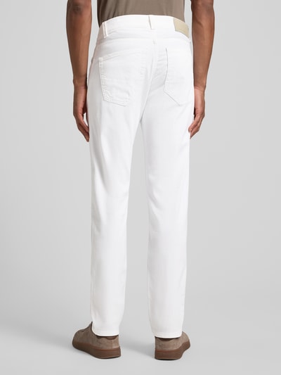 Pierre Cardin Tapered Fit Hose mit Eingrifftaschen Modell 'Lyon' Weiss 5