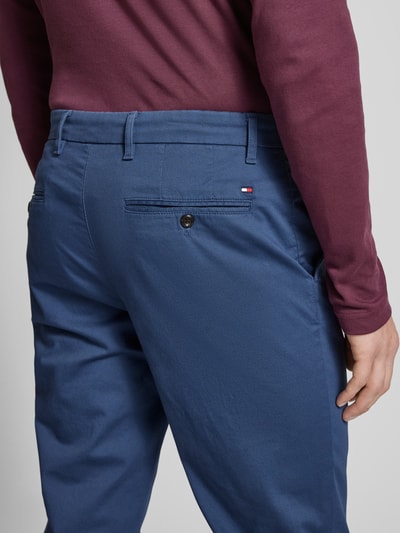 Tommy Hilfiger Straight Leg Chino mit Strukturmuster Modell 'DENTON' Jeansblau 3