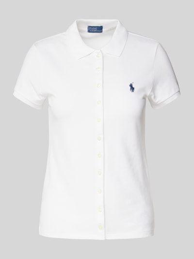 Polo Ralph Lauren Poloshirt met labelstitching Wit - 2