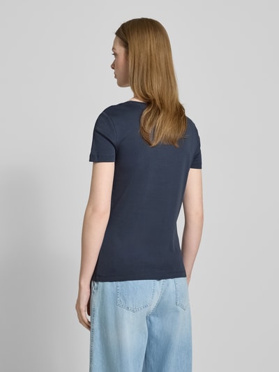 Christian Berg Woman T-shirt met geribde ronde hals Donkergrijs - 5