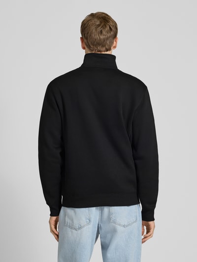 G-Star Raw Sweatshirt mit Troyer-Kragen und Logo-Stitching Black 5