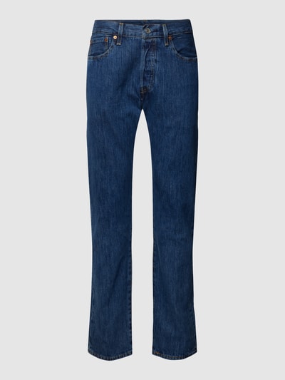 Levi's® Jeans mit Label-Patch Modell "501 STONE WASH" Jeansblau 2