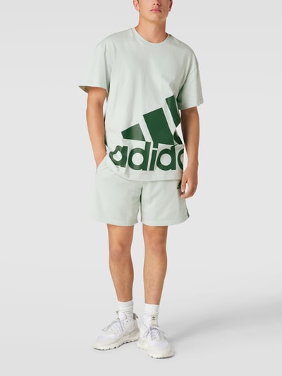 ADIDAS SPORTSWEAR Loose Fit T-Shirt mit Label-Print Mint 1