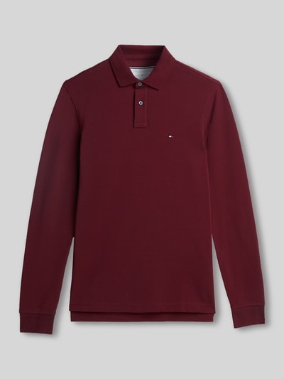 Tommy Hilfiger Regular Fit Poloshirt aus Baumwoll-Mix  Bordeaux 2