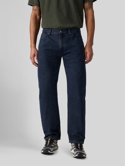 Levi's® Relaxed Fit Jeans aus reiner Baumwolle Modell '555®' Dunkelblau 3