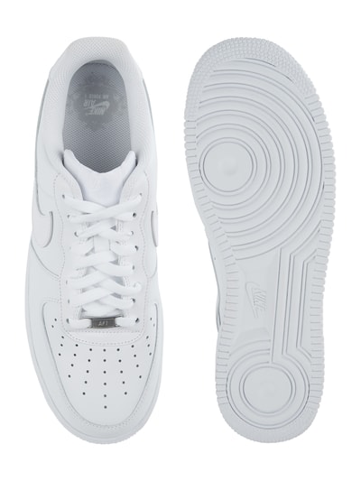 Nike Sneaker aus Leder mit Perforierungen Weiss 5