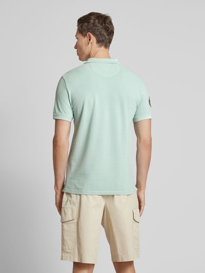 camel active Poloshirt met labelstitching Turquoise - 5