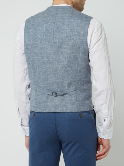 CG - Club of Gents Gilet van katoen, model 'Paddy' Marineblauw - 5