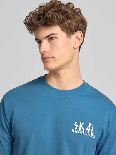 Marc O'Polo DENIM Relaxed Fit T-Shirt aus reiner Baumwolle Bleu 3