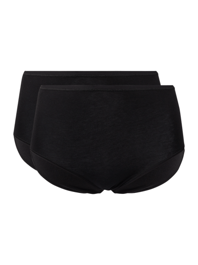 Schiesser Slip mit elastischem Bund im 2er-Pack Black 1