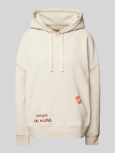 Smith and Soul Hoodie mit Statement-Stitching Modell 'Crazy' Sand 2