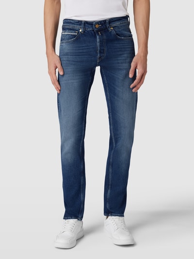 Replay Straight fit jeans in 5-pocketmodel, model 'Grover' Jeansblauw - 5