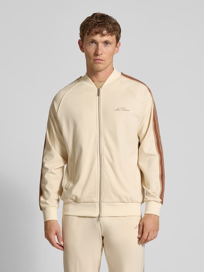 Les Deux Sweatjacke mit Zweiwege-Reißverschluss Modell 'Sterling' Offwhite 4