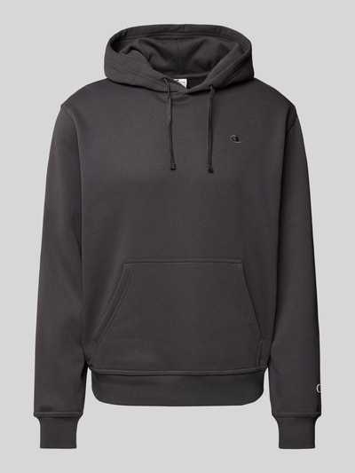 CHAMPION Hoodie mit Logo-Patch Anthrazit 2