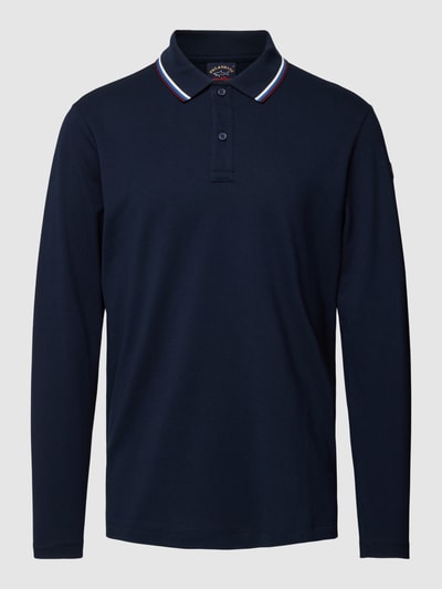 Paul & Shark Poloshirt mit Kontraststreifen Marine 2