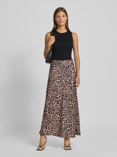 Guess Midirok met elastische band, model 'SIBILLA' Middenbruin - 1