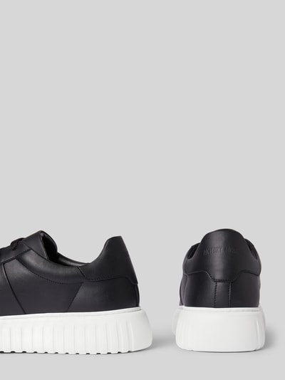 Antony Morato Ledersneaker mit Label-Applikation Black 2
