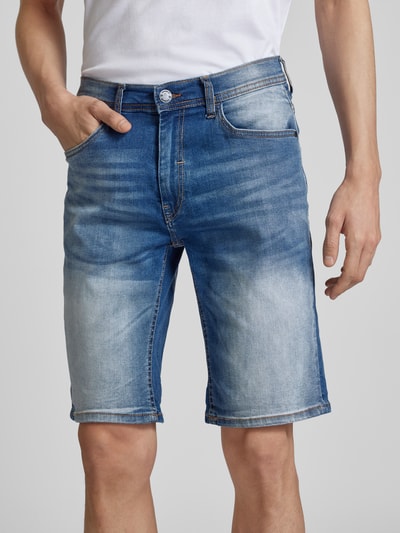 Blend Regular Fit Jeansshorts im 5-Pocket-Design Blau 3