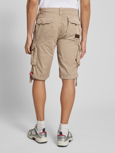 Alpha Industries Bermudas mit Cargotaschen Modell 'JET' Sand 5