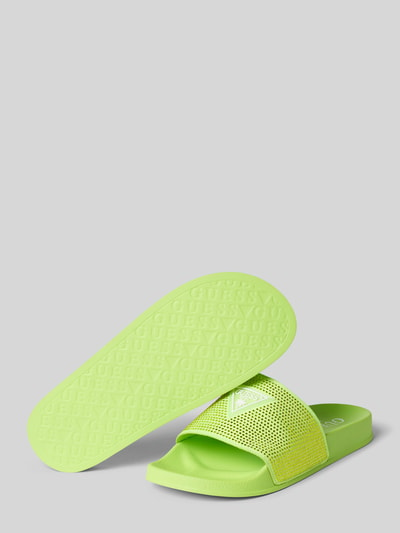 Guess Slippers met pailletten Lichtgroen - 3