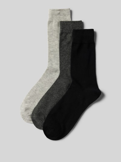 Jack & Jones Socken mit Stretch-Anteil Modell 'RAFAEL' im 3er-Pack Dunkelgrau 1