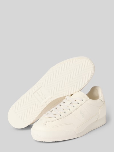 Polo Ralph Lauren Niskie sneakersy z prawdziwej skóry model 'HESTER' Złamany biały 4