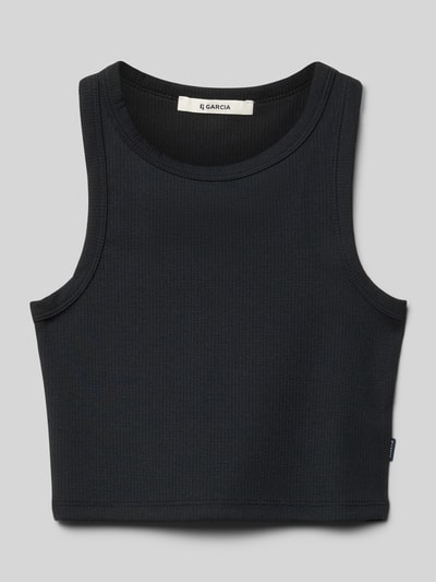 Garcia Tanktop in Ripp-Optik Black 1