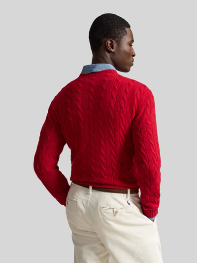 Polo Ralph Lauren Regular Fit Pullover aus Woll-Kaschmir-Mix Rot 5