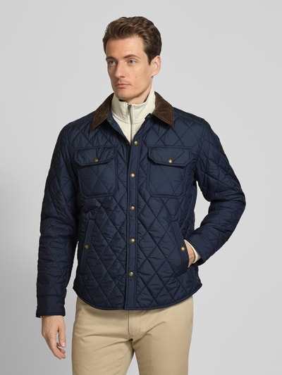 Polo Ralph Lauren Steppjacke mit Druckknopfleiste Marine 4