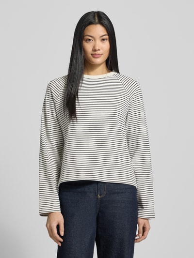 Jake*s Casual Longsleeve mit Rundhalsausschnitt Dunkelblau 4