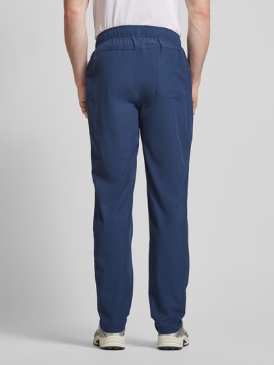 Joy Straight leg sweatpants met steekzakken Donkerblauw - 5