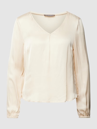 Christian Berg Woman Selection Blouse met V-hals Zand - 2