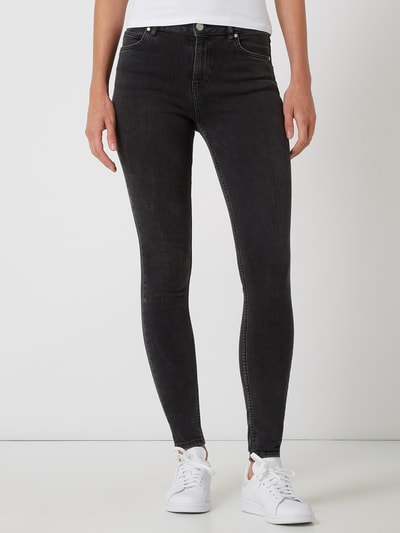 REVIEW Jeansy o kroju Skinny Fit z dodatkiem streczu  Antracytowy 4