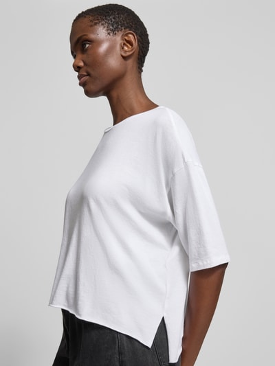 Juvia Relaxed Fit T-Shirt mit Modal-Anteil Weiss 3
