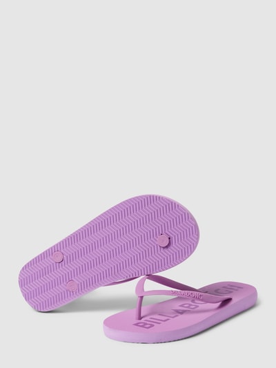 Billabong Teenslippers met labeldetail, model 'SUNLIGHT' Lila - 4