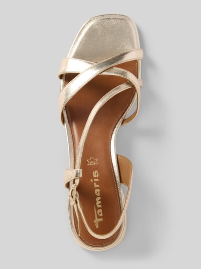 Tamaris Sandaletten aus echtem Leder Gold 3
