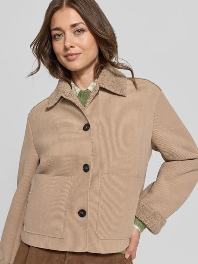 Marc O'Polo Regular Fit Blouson in Cord-Optik Taupe 3