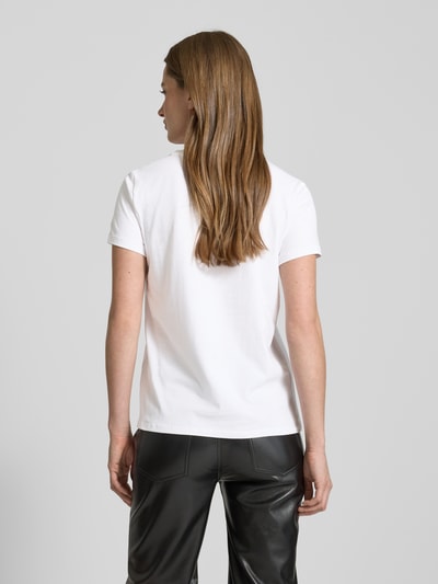 More & More T-Shirt mit Statement-Print Offwhite 5