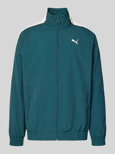 PUMA PERFORMANCE Oversized trainingsjack met opstaande kraag Flessengroen - 2