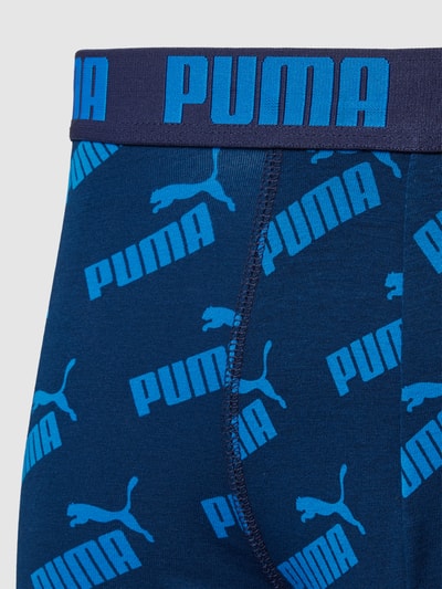 Puma Trunks mit Label-Print im 2er-Pack Marine 2