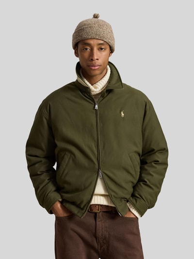 Polo Ralph Lauren Regular Fit Bomberjacke mit Umlegekragen Oliv 4