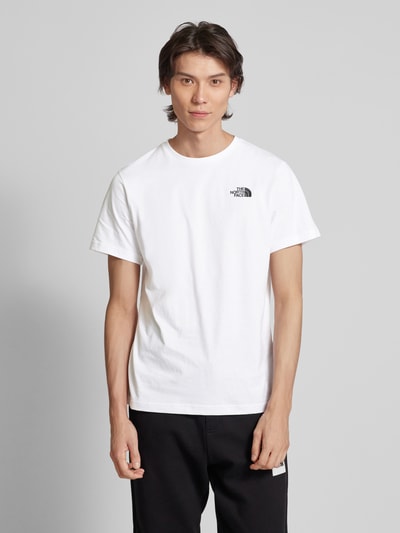 The North Face T-shirt z nadrukiem z logo model ‘REDBOX’ Biały 4